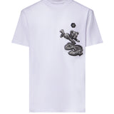 T-shirt con stampa in cotone FAFCMTK9133 PJY002N01 PHILIPP PLEIN 