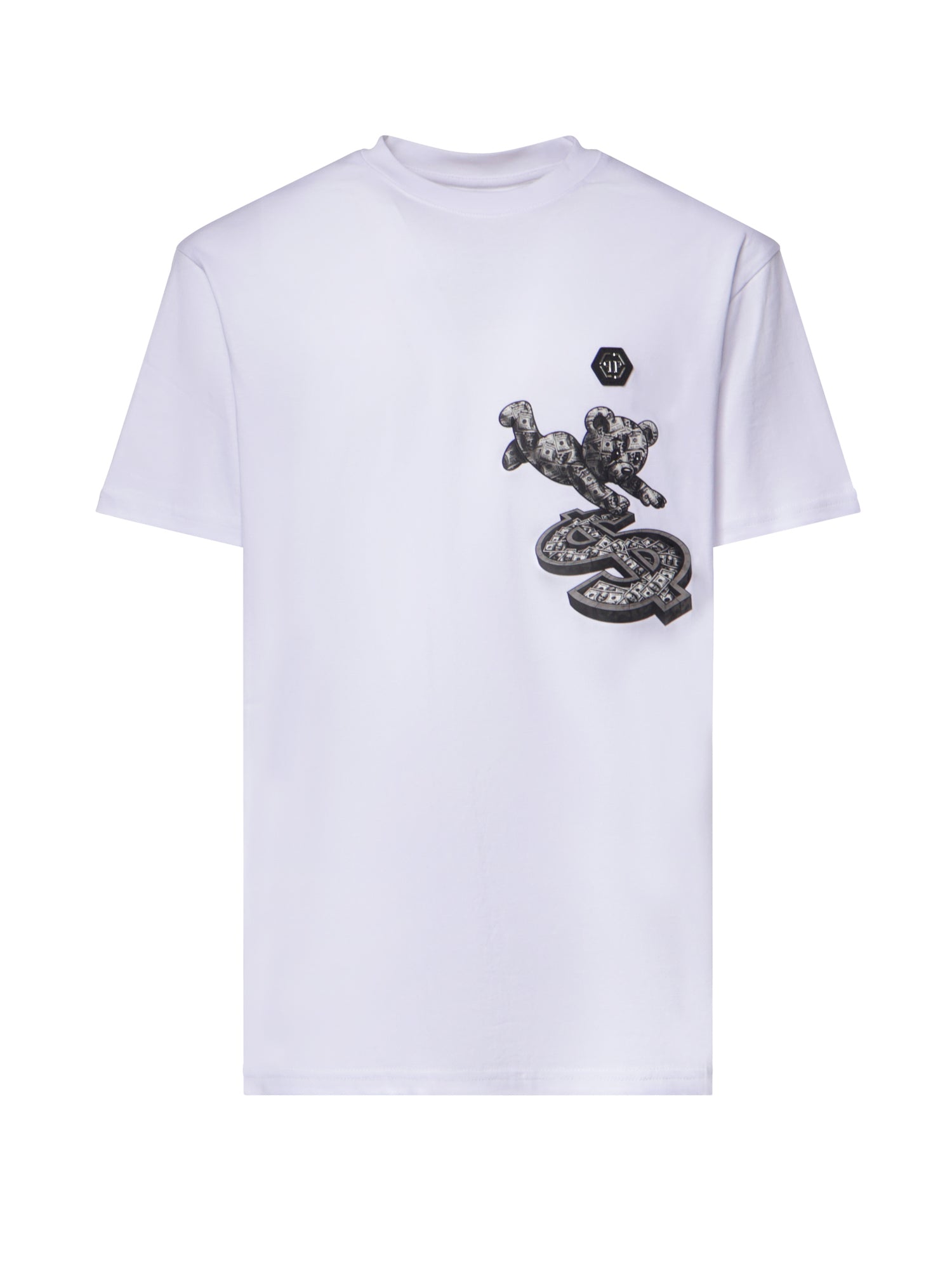 T-shirt con stampa in cotone FAFCMTK9133 PJY002N01 PHILIPP PLEIN 