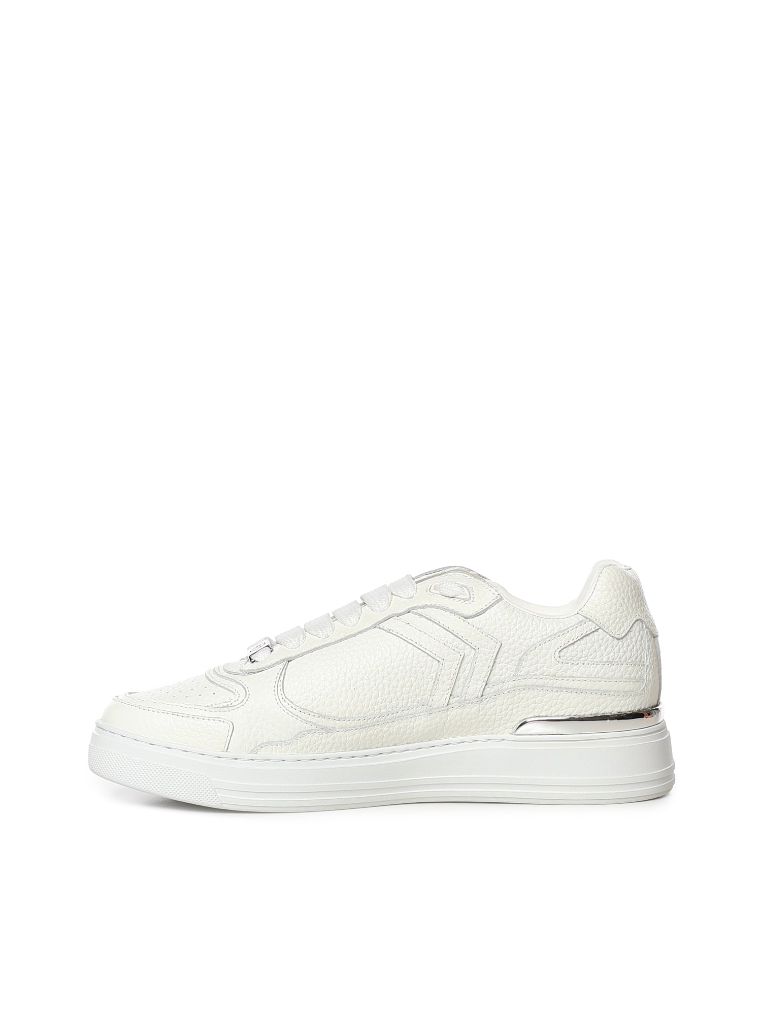 Sneaker in pelle con logo FAFSUSC1007 PLE010N01 PHILIPP PLEIN 
