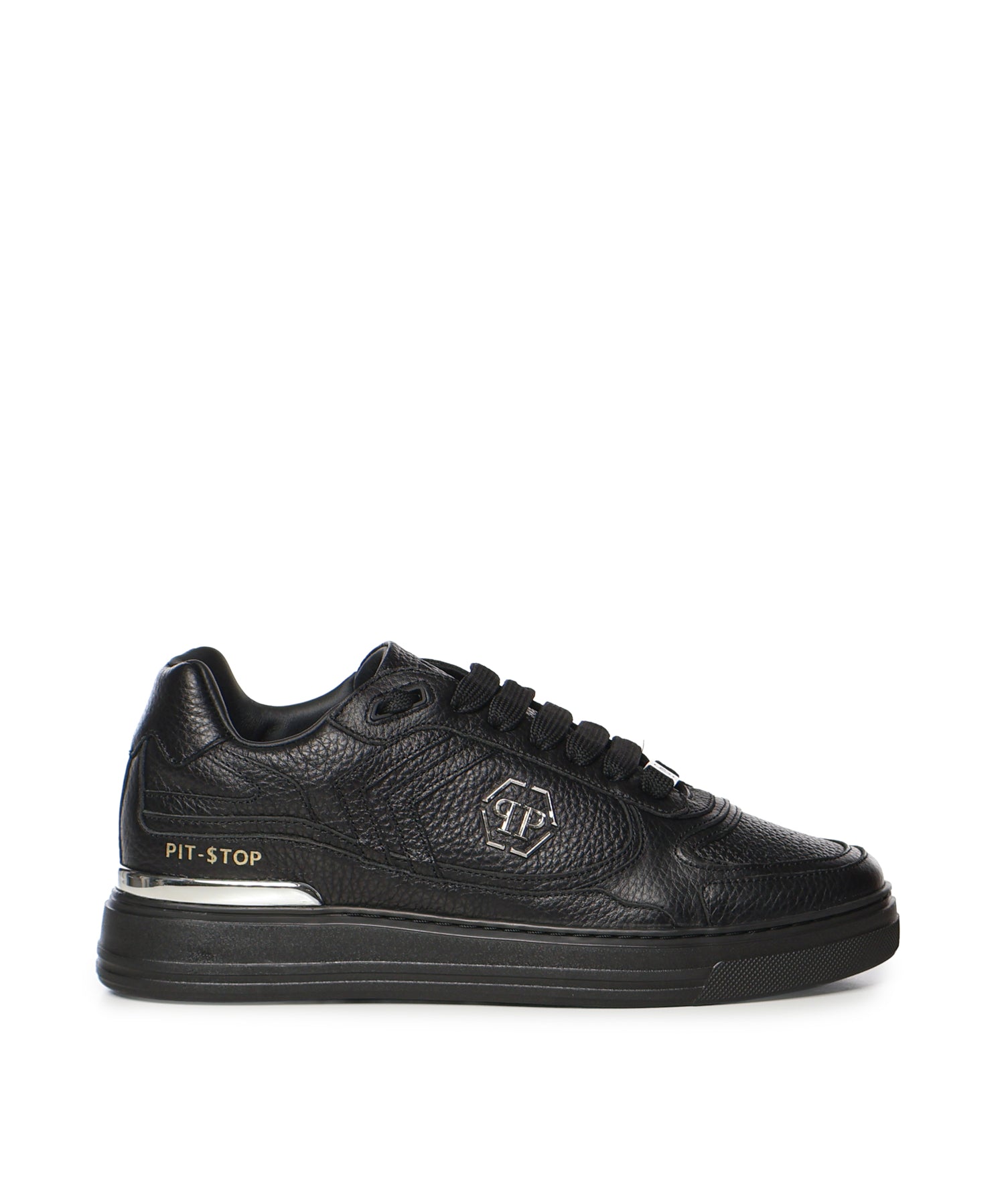 Sneaker in pelle con logo FAFSUSC1007 PLE010N0202 PHILIPP PLEIN 