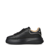 Sneaker in pelle con logo PADSUSC0599 PLE005N0202 PHILIPP PLEIN 