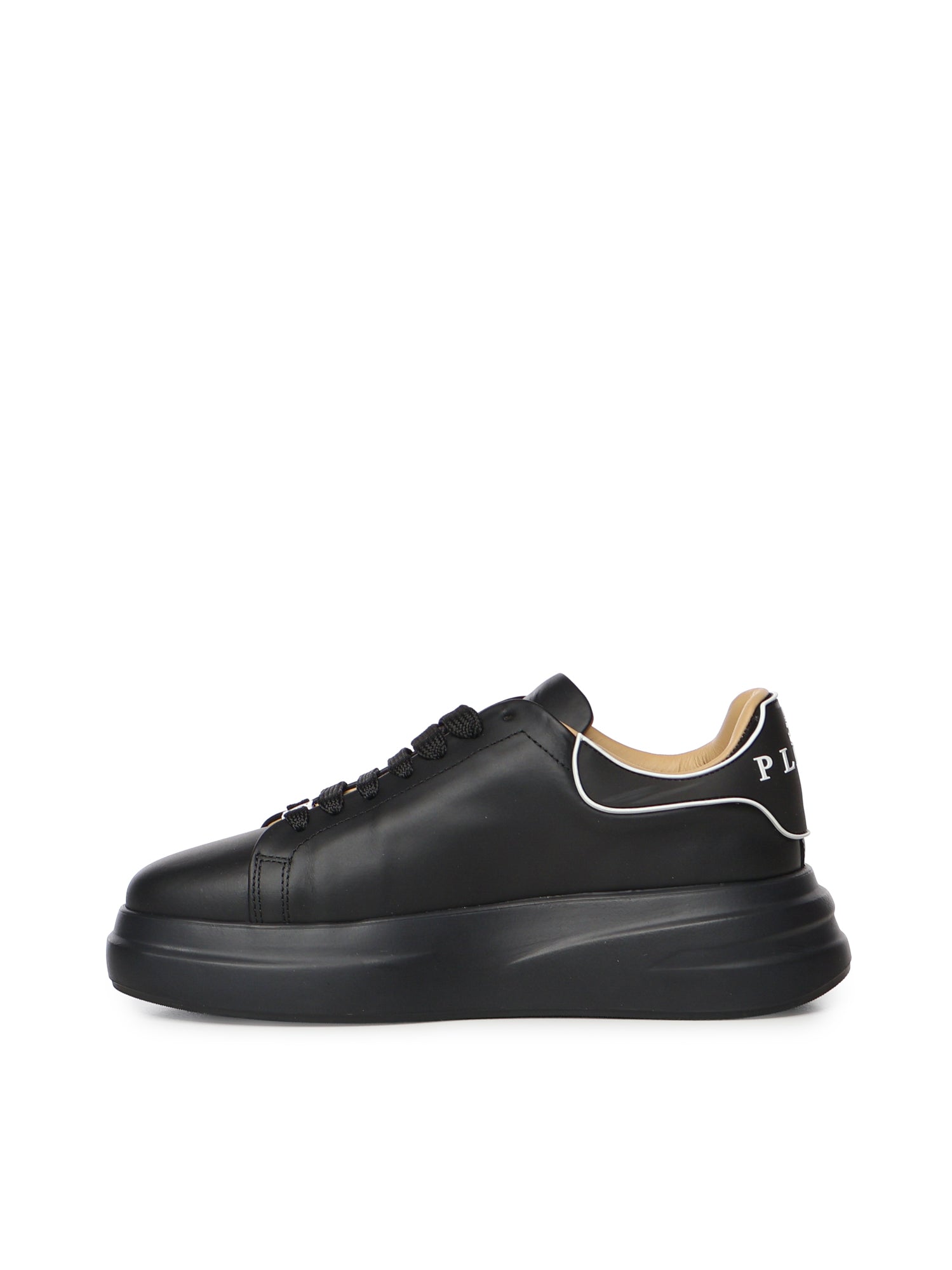 Sneaker in pelle con logo PADSUSC0599 PLE005N0202 PHILIPP PLEIN 