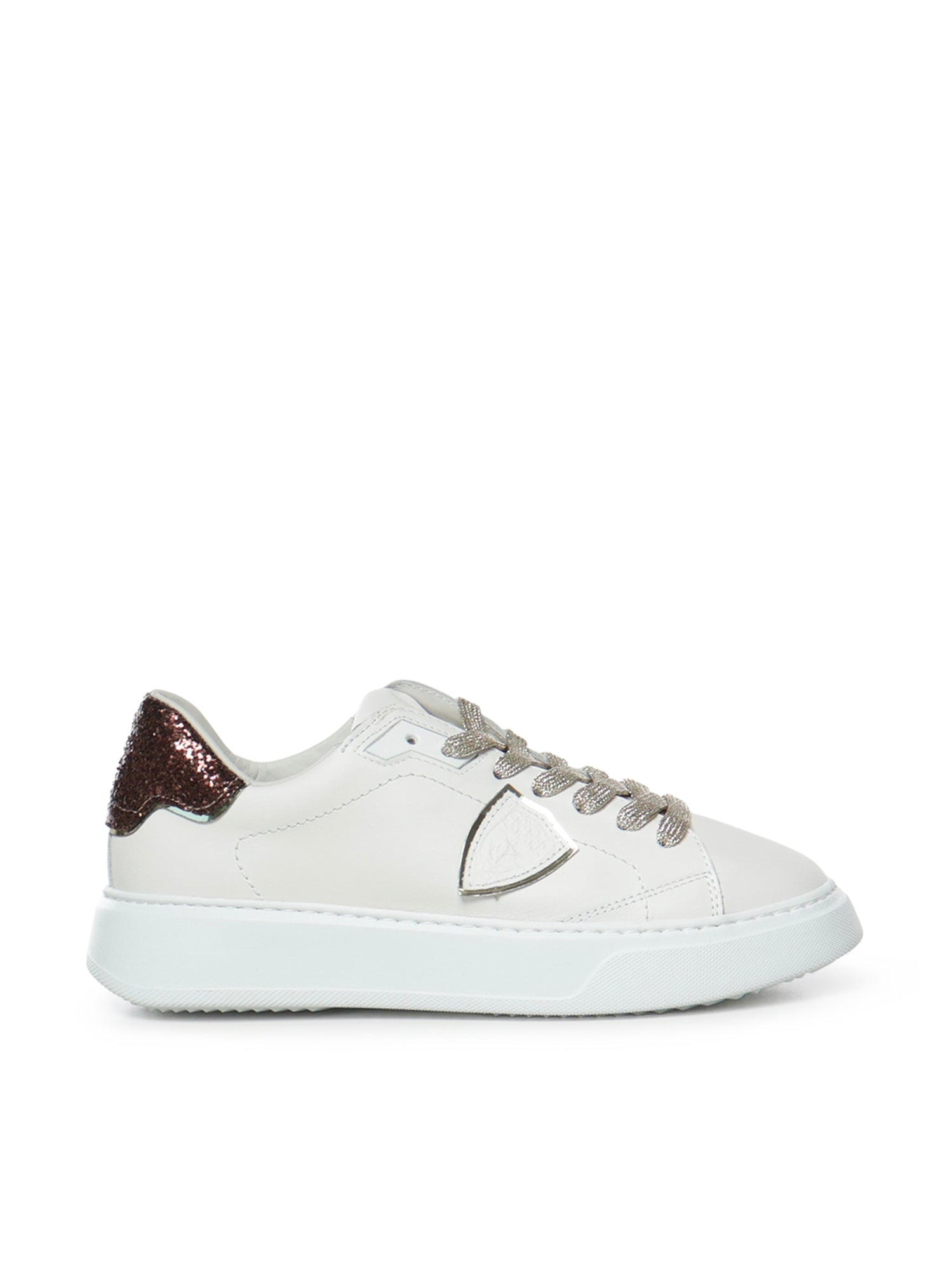 Sneakers Temple in pelle con dettaglio glitter BTLD VG15 PHILIPPE MODEL 