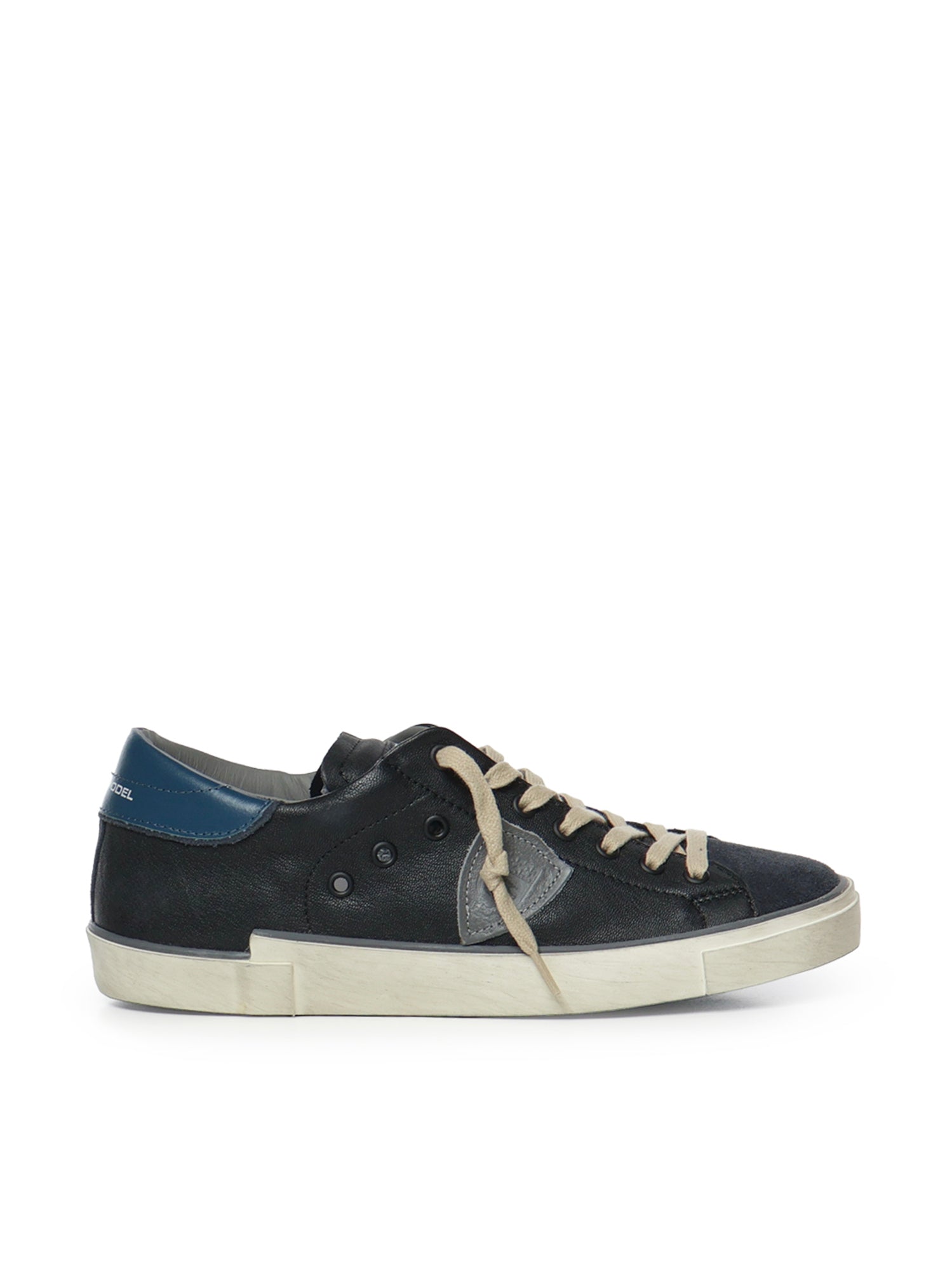 Sneakers Prsx in pelle con effetto vintage PRLU WB07 PHILIPPE MODEL 