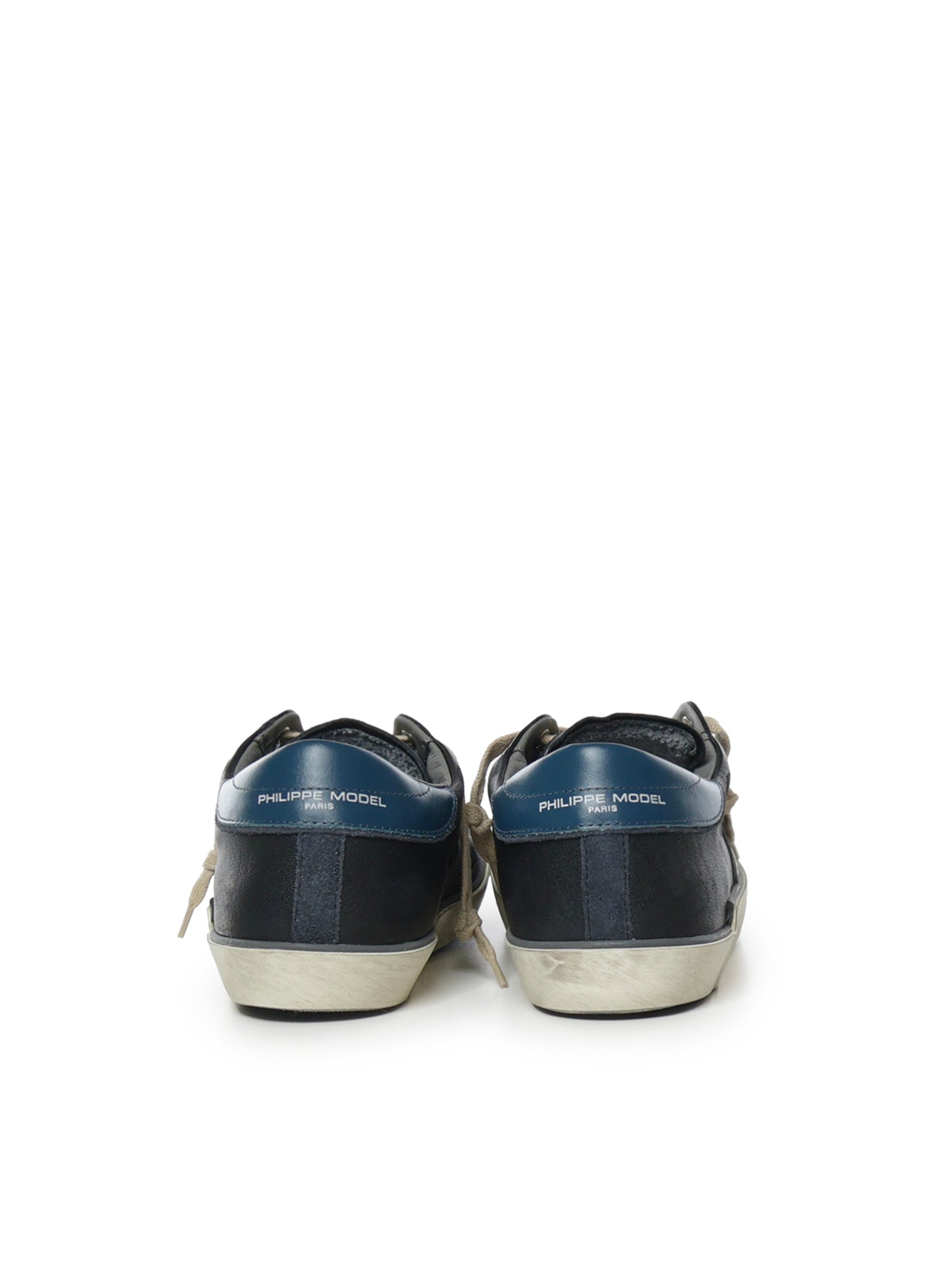 Sneakers Prsx in pelle con effetto vintage PRLU WB07 PHILIPPE MODEL 