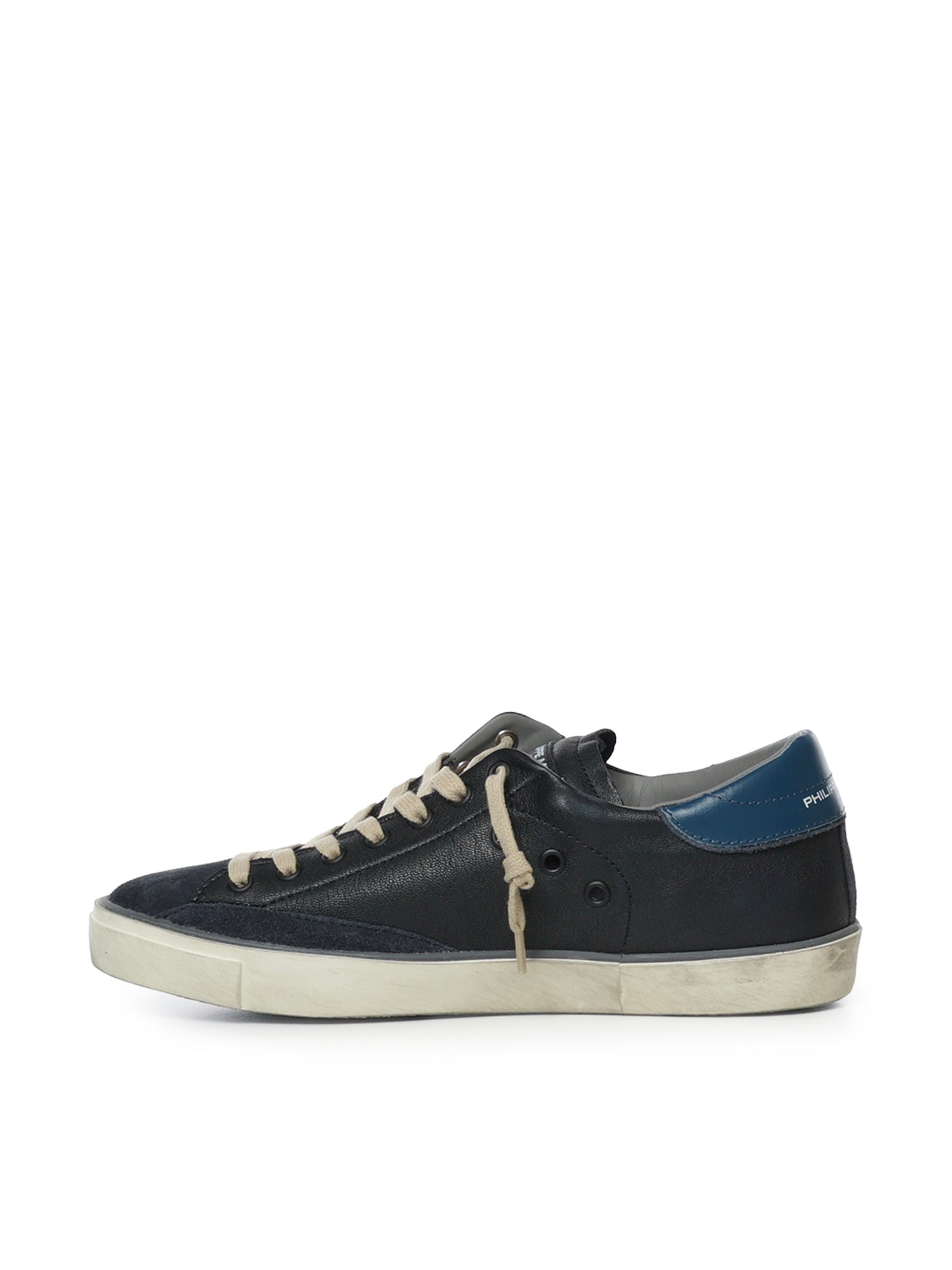 Sneakers Prsx in pelle con effetto vintage PRLU WB07 PHILIPPE MODEL 