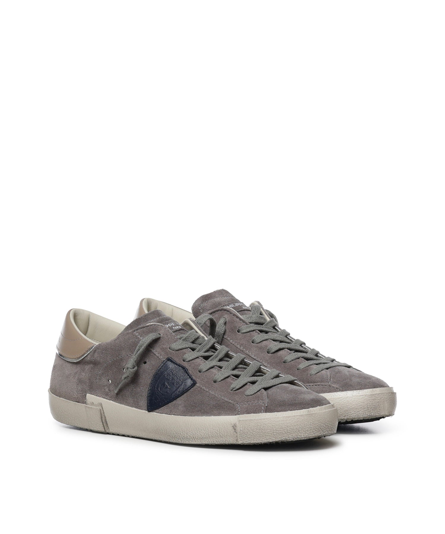 Sneaker Bassa PRSX in camoscio e pelle PRLU XS24 PHILIPPE MODEL 