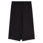 Gonna Split in fresco di lana EJ103 WO2220900BK PHOEBE PHILO 