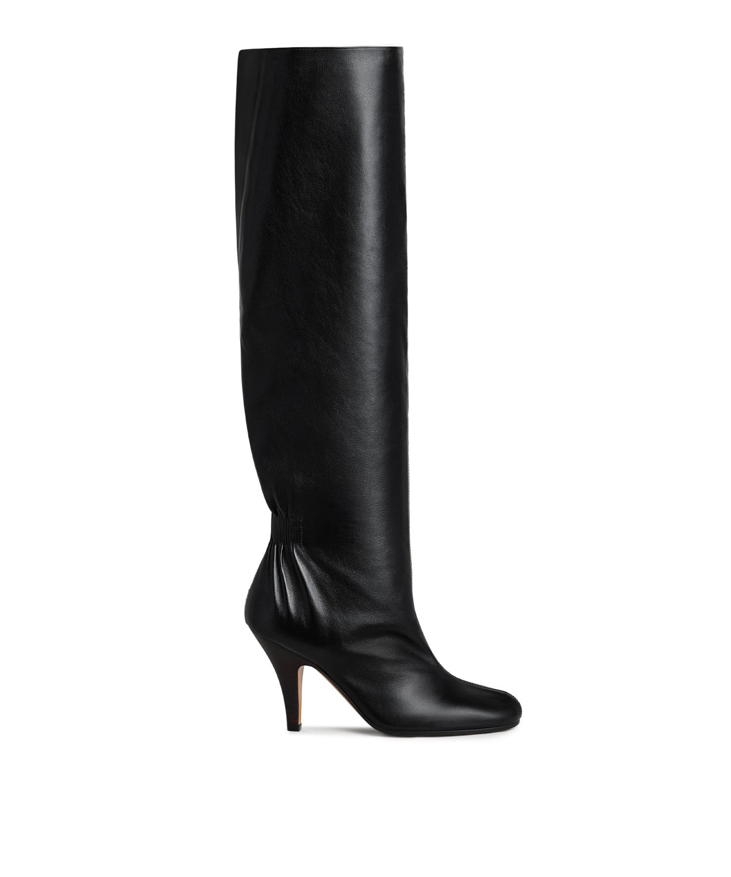 Stivali alti Slouchy in pelle ES08 LT0248900BK PHOEBE PHILO 