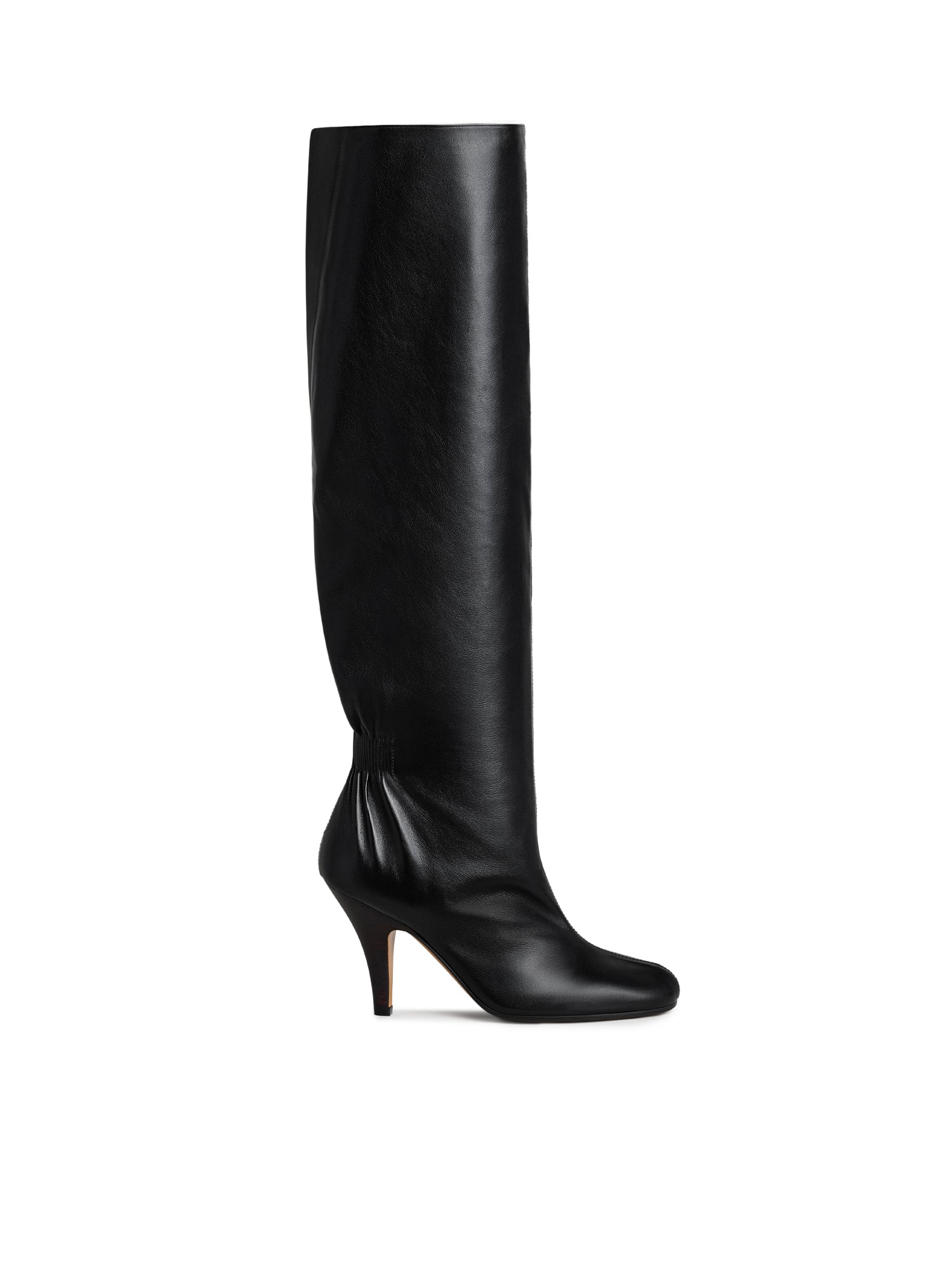 Stivali alti Slouchy in pelle ES08 LT0248900BK PHOEBE PHILO 