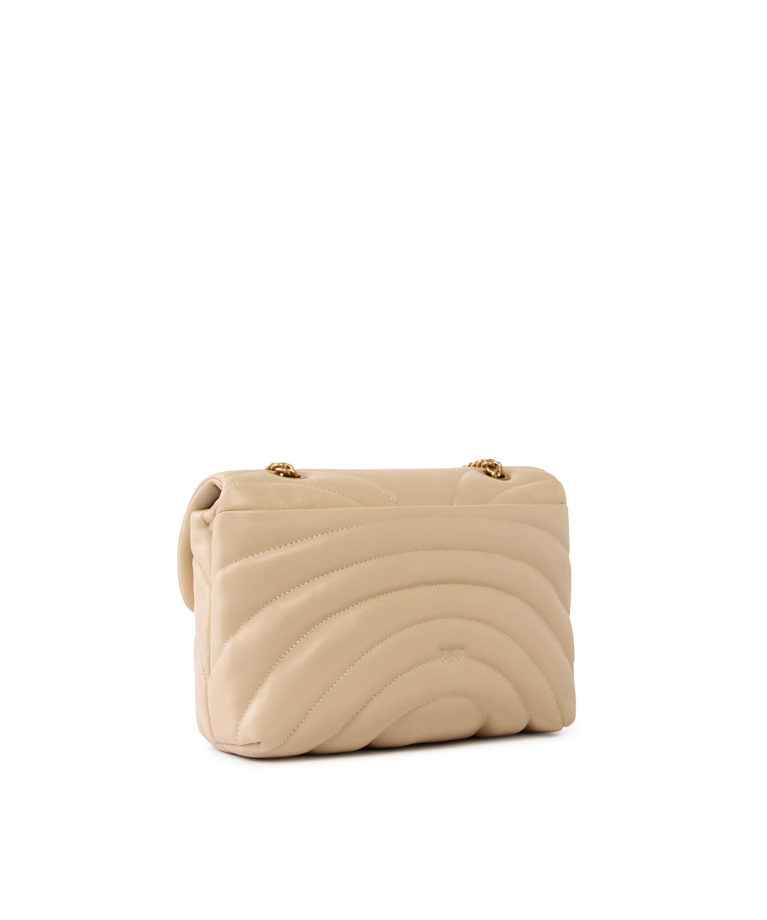 Borsa a tracolla grande Love Bag Puff trapunta farfalla 100038 A1EXC50Q PINKO 