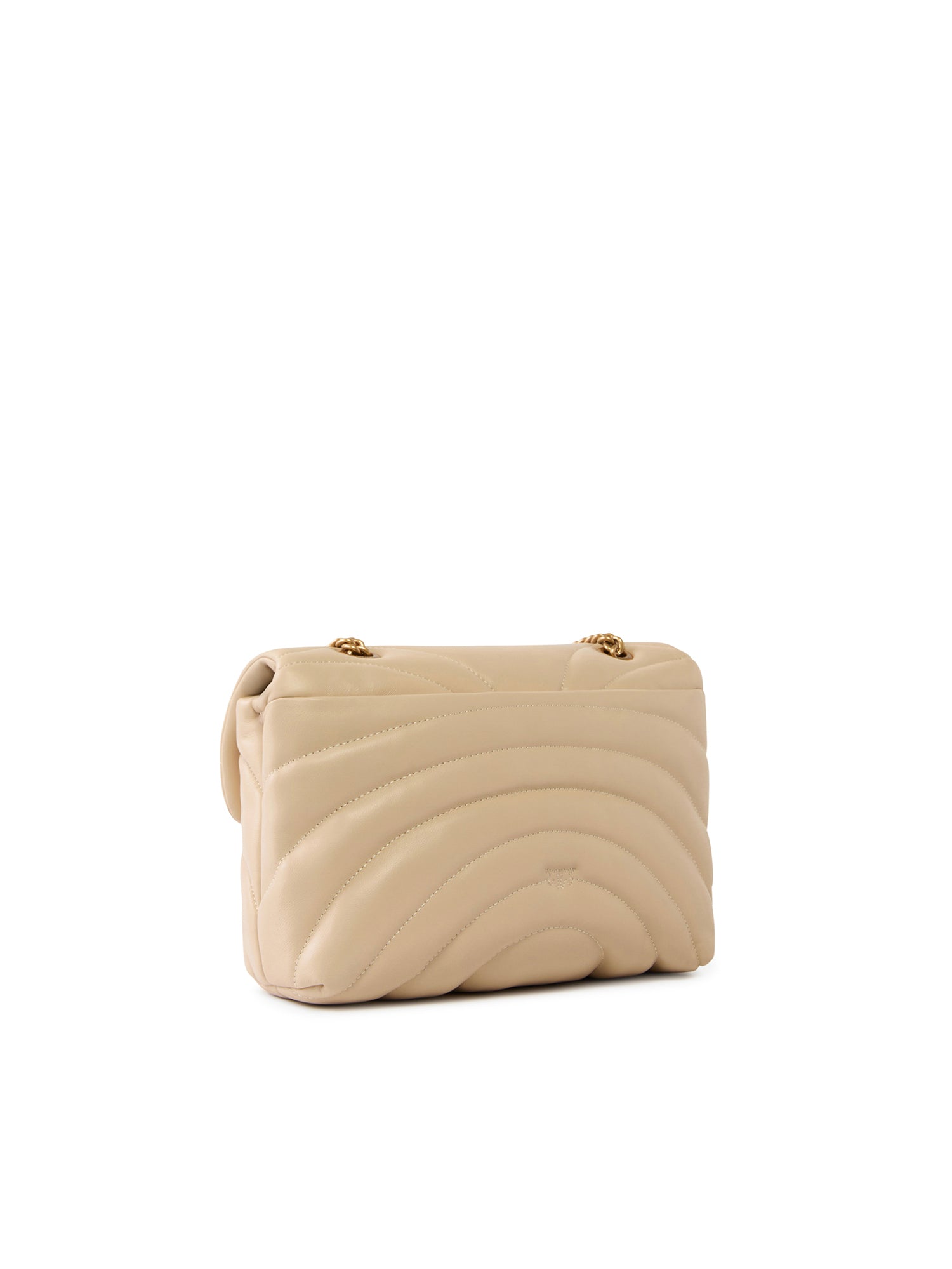 Borsa a tracolla grande Love Bag Puff trapunta farfalla 100038 A1EXC50Q PINKO 