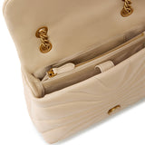 Borsa a tracolla grande Love Bag Puff trapunta farfalla 100038 A1EXC50Q PINKO 