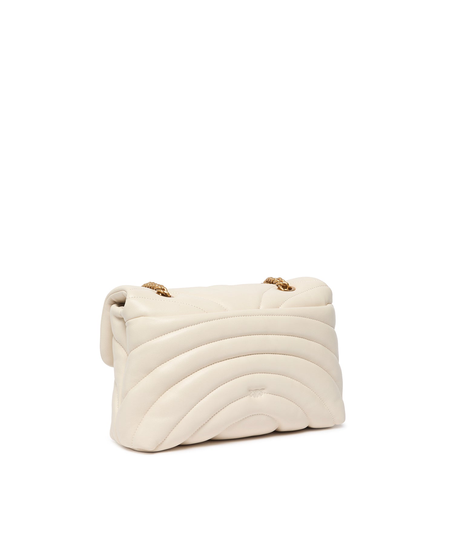Borsa a tracolla grande Love Bag Puff trapunta farfalla 100038 A1EXZ14Q PINKO 