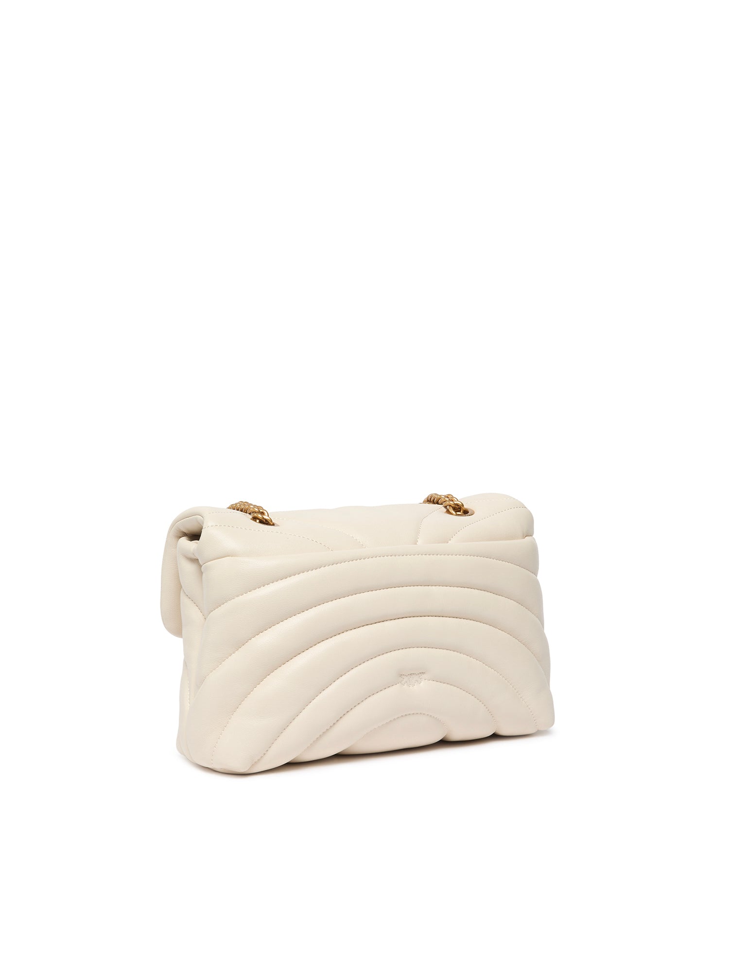 Borsa a tracolla grande Love Bag Puff trapunta farfalla 100038 A1EXZ14Q PINKO 