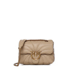 Mini borsa Love Bag Puff Butterfly a tracolla in nappa 100039 A1EXC50Q PINKO 
