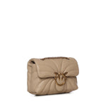 Mini borsa Love Bag Puff Butterfly a tracolla in nappa 100039 A1EXC50Q PINKO 