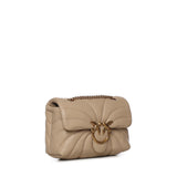Mini borsa Love Bag Puff Butterfly a tracolla in nappa 100039 A1EXC50Q PINKO 