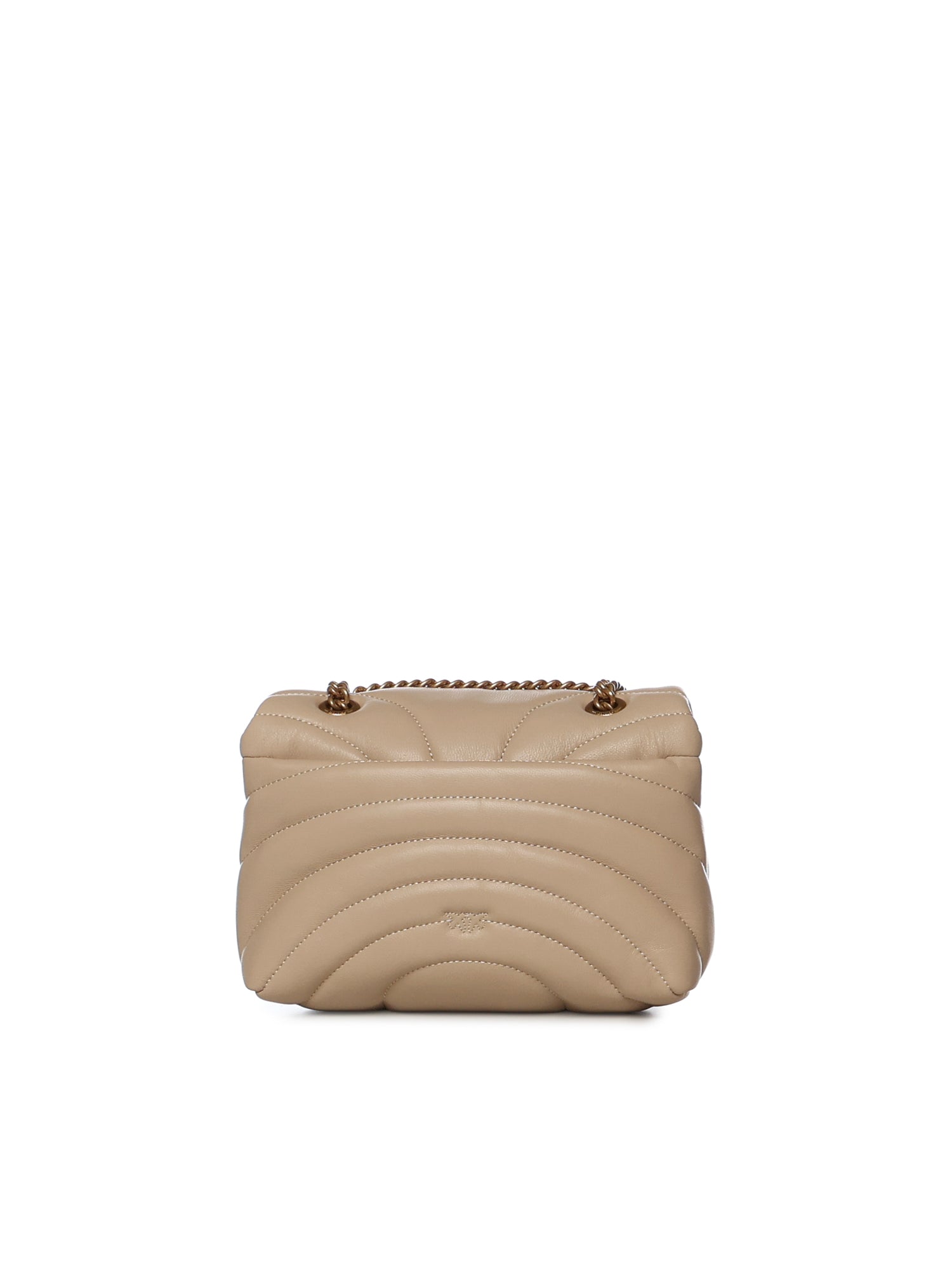 Mini borsa Love Bag Puff Butterfly a tracolla in nappa 100039 A1EXC50Q PINKO 