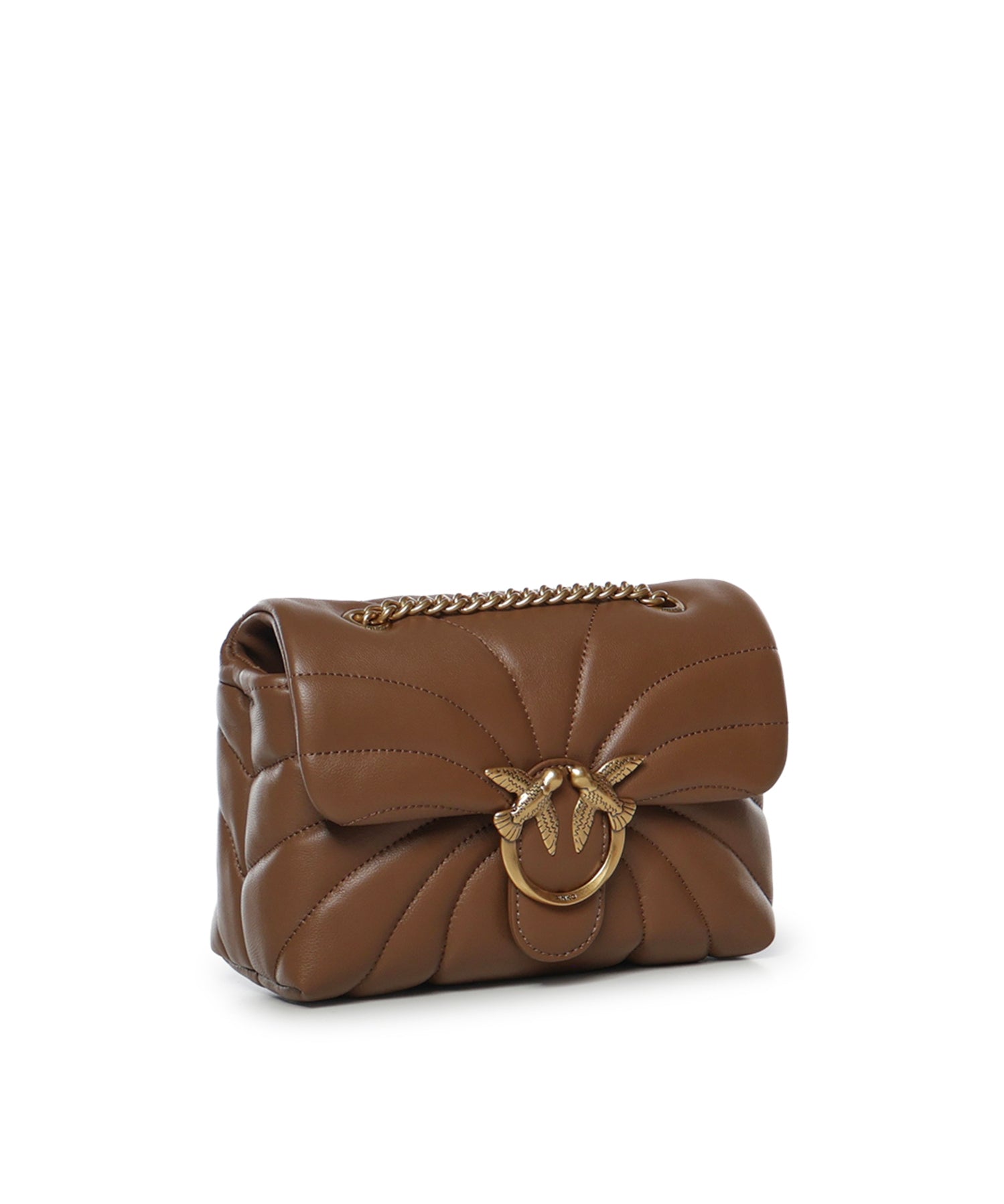 Mini borsa Love Bag Puff Butterfly a tracolla in nappa 100039 A1EXM37Q PINKO 