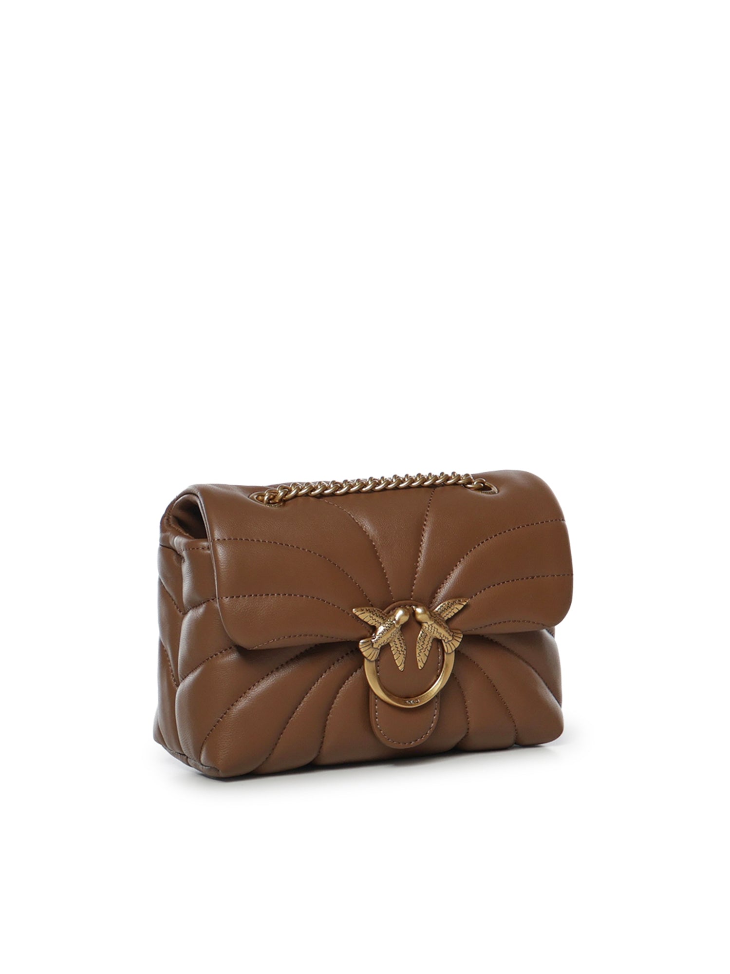 Mini borsa Love Bag Puff Butterfly a tracolla in nappa 100039 A1EXM37Q PINKO 