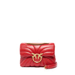 Mini borsa Love Bag Puff Butterfly a tracolla in nappa 100039 A1EXR59Q PINKO 
