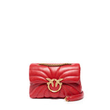 Mini borsa Love Bag Puff Butterfly a tracolla in nappa 100039 A1EXR59Q PINKO 