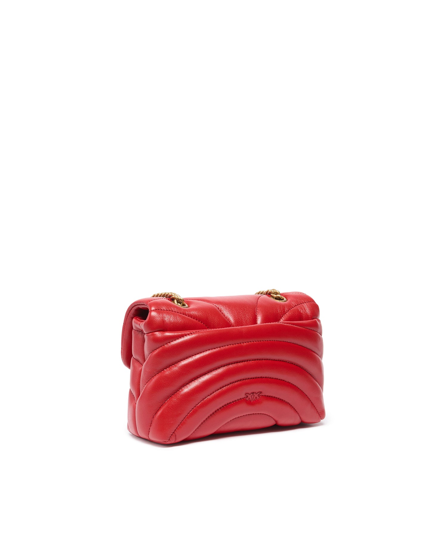 Mini borsa Love Bag Puff Butterfly a tracolla in nappa 100039 A1EXR59Q PINKO 