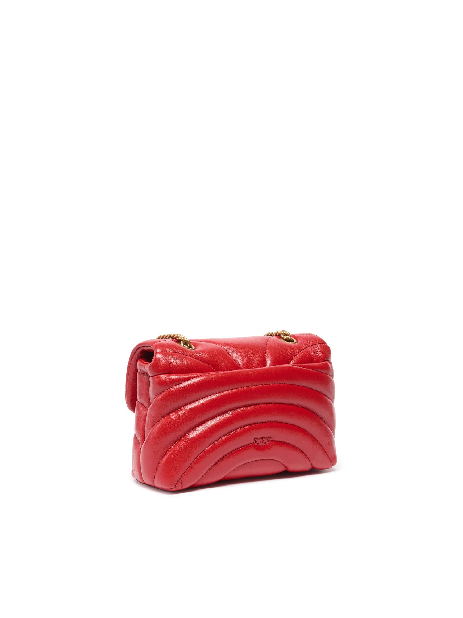 Mini borsa Love Bag Puff Butterfly a tracolla in nappa 100039 A1EXR59Q PINKO 