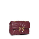 Mini borsa Love Bag Puff Butterfly a tracolla in nappa 100039 A1EXWW5Q PINKO 