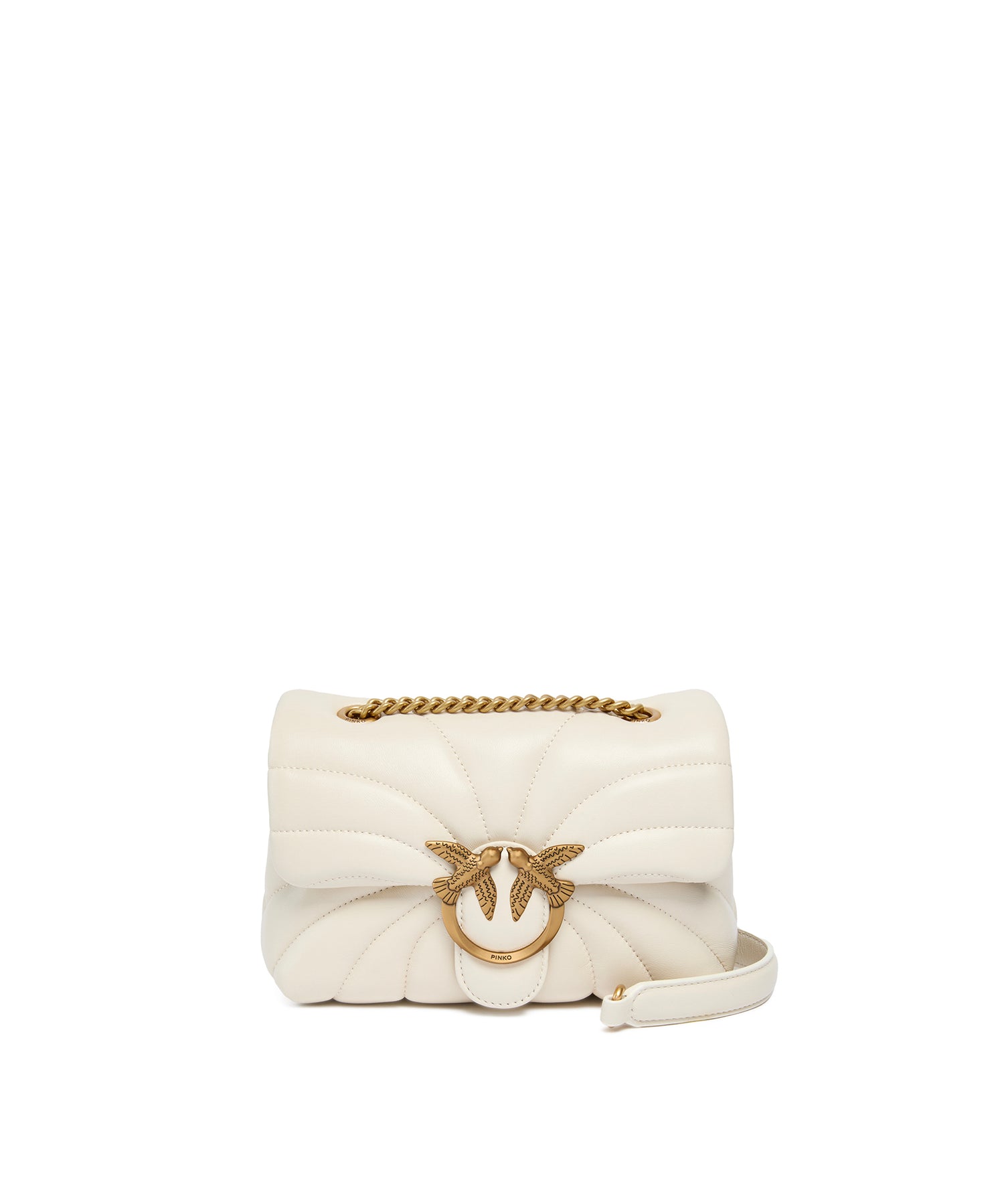 Mini borsa Love Bag Puff Butterfly a tracolla in nappa 100039 A1EXZ14Q PINKO 