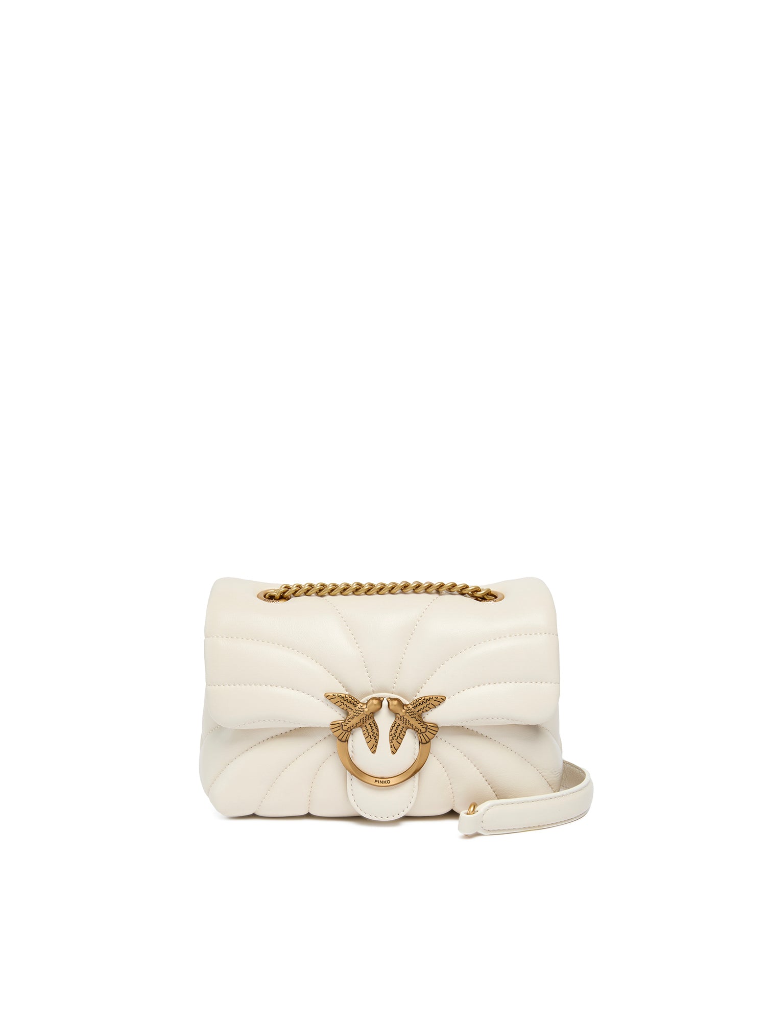 Mini borsa Love Bag Puff Butterfly a tracolla in nappa 100039 A1EXZ14Q PINKO 