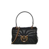 Mini borsa Love Bag Puff Butterfly a tracolla in nappa 100039 A1EXZ99Q PINKO 