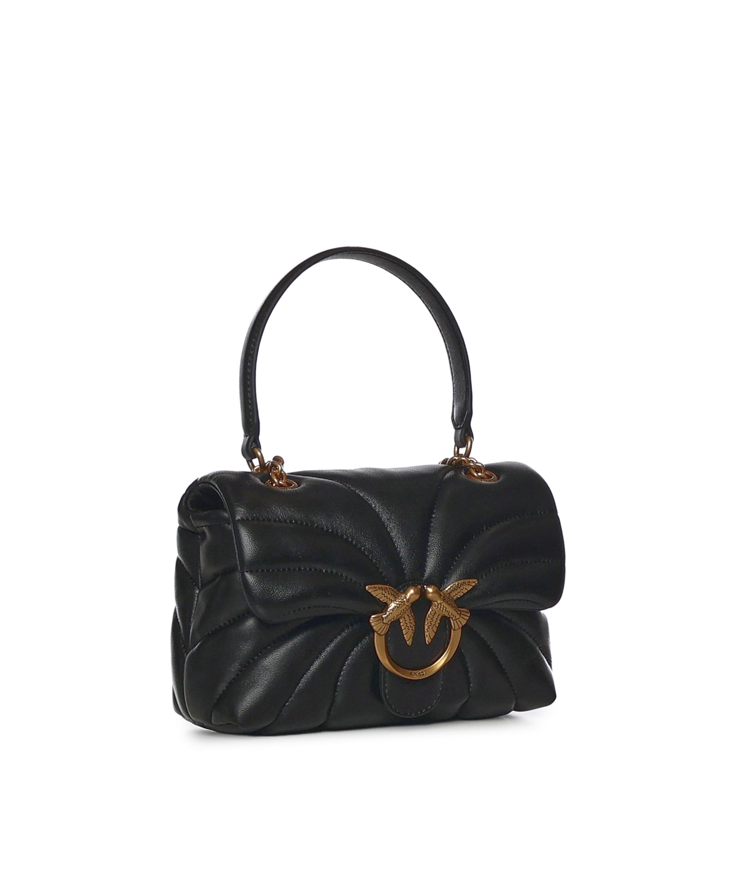 Mini borsa Love Bag Puff Butterfly a tracolla in nappa 100039 A1EXZ99Q PINKO 