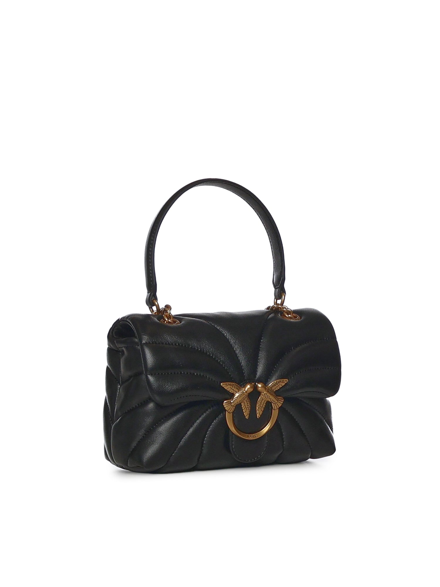 Mini borsa Love Bag Puff Butterfly a tracolla in nappa 100039 A1EXZ99Q PINKO 