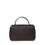 Borsa a mano media Lady Love Bag Puff in nappa chevron 100043 A0GKM12Q PINKO 