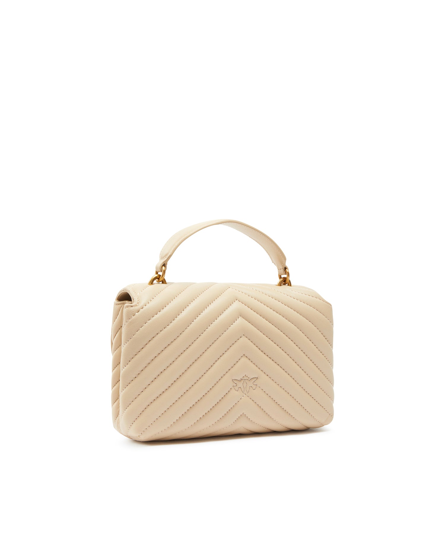 Borsa piccola a mano Lady Love Bag Puff Chevron 100044 A0GKC50Q PINKO 