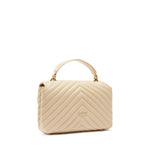 Borsa piccola a mano Lady Love Bag Puff Chevron 100044 A0GKC50Q PINKO 
