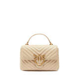 Borsa piccola a mano Lady Love Bag Puff Chevron 100044 A0GKC50Q PINKO 