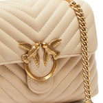Borsa piccola a mano Lady Love Bag Puff Chevron 100044 A0GKC50Q PINKO 