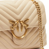 Borsa piccola a mano Lady Love Bag Puff Chevron 100044 A0GKC50Q PINKO 