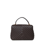 Borsa piccola a mano Lady Love Bag Puff Chevron in nappa 100044 A0GKM12Q PINKO 