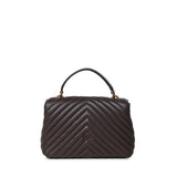 Borsa piccola a mano Lady Love Bag Puff Chevron in nappa 100044 A0GKM12Q PINKO 