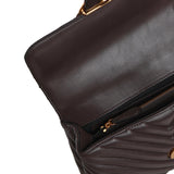 Borsa piccola a mano Lady Love Bag Puff Chevron in nappa 100044 A0GKM12Q PINKO 