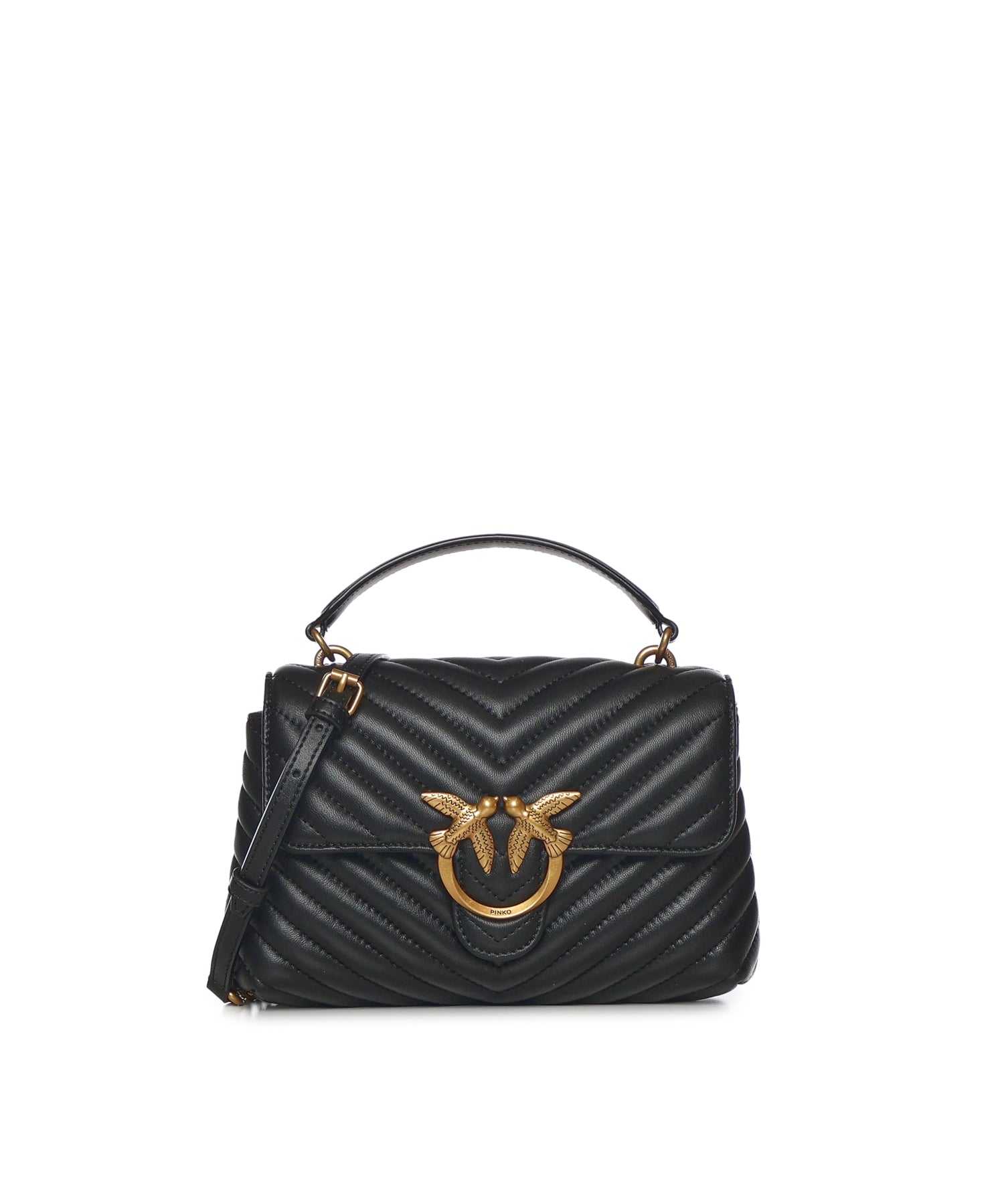 Borsa piccola a mano Lady Love Bag Puff Chevron 100044 A0GKZ99Q PINKO 