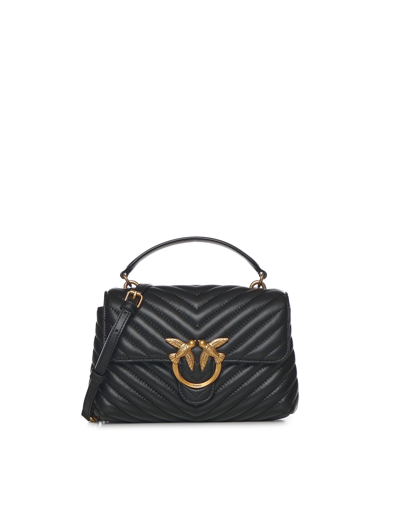 Borsa piccola a mano Lady Love Bag Puff Chevron 100044 A0GKZ99Q PINKO 