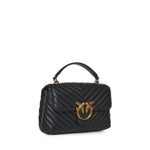 Borsa piccola a mano Lady Love Bag Puff Chevron 100044 A0GKZ99Q PINKO 
