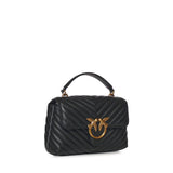 Borsa piccola a mano Lady Love Bag Puff Chevron 100044 A0GKZ99Q PINKO 