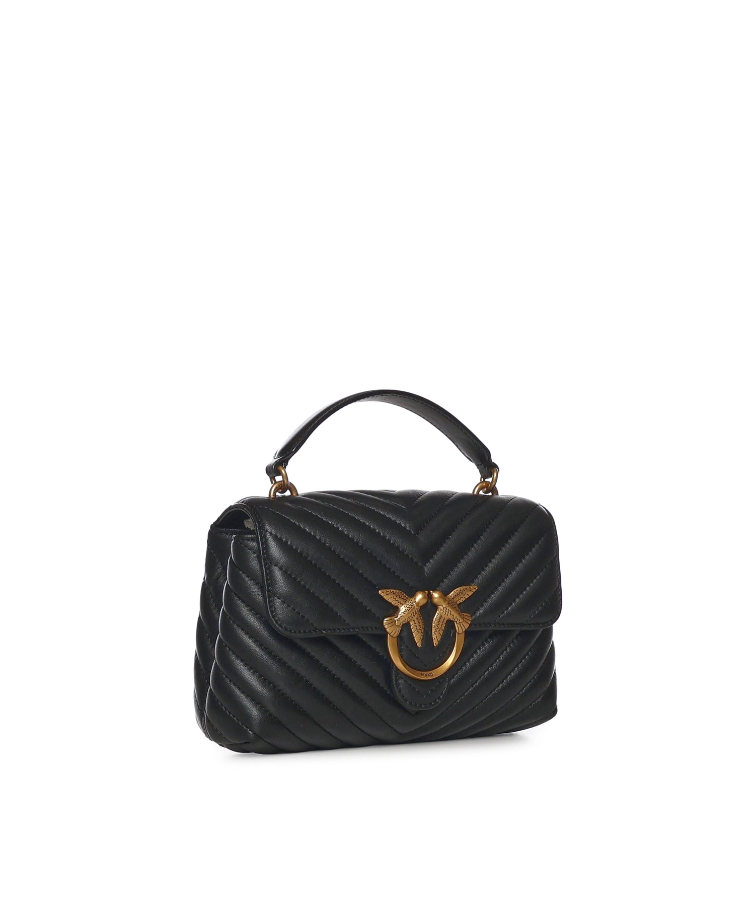 Borsa piccola a mano Lady Love Bag Puff Chevron 100044 A0GKZ99Q PINKO 