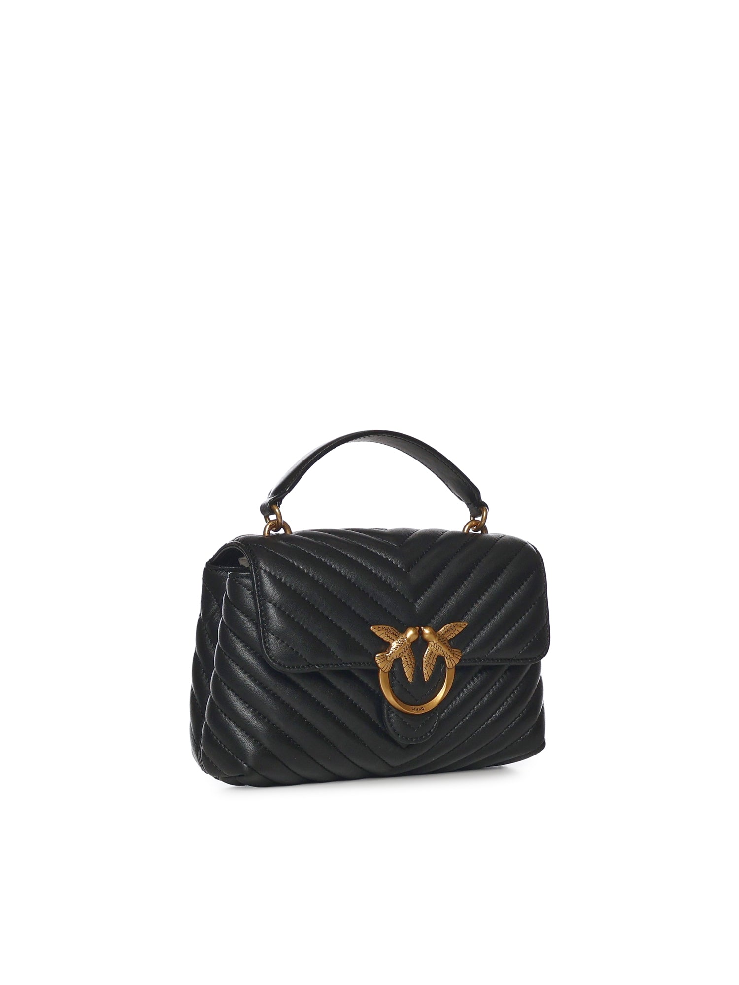 Borsa piccola a mano Lady Love Bag Puff Chevron 100044 A0GKZ99Q PINKO 